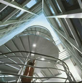 Spiral Stairs in LUMS Graduate Building